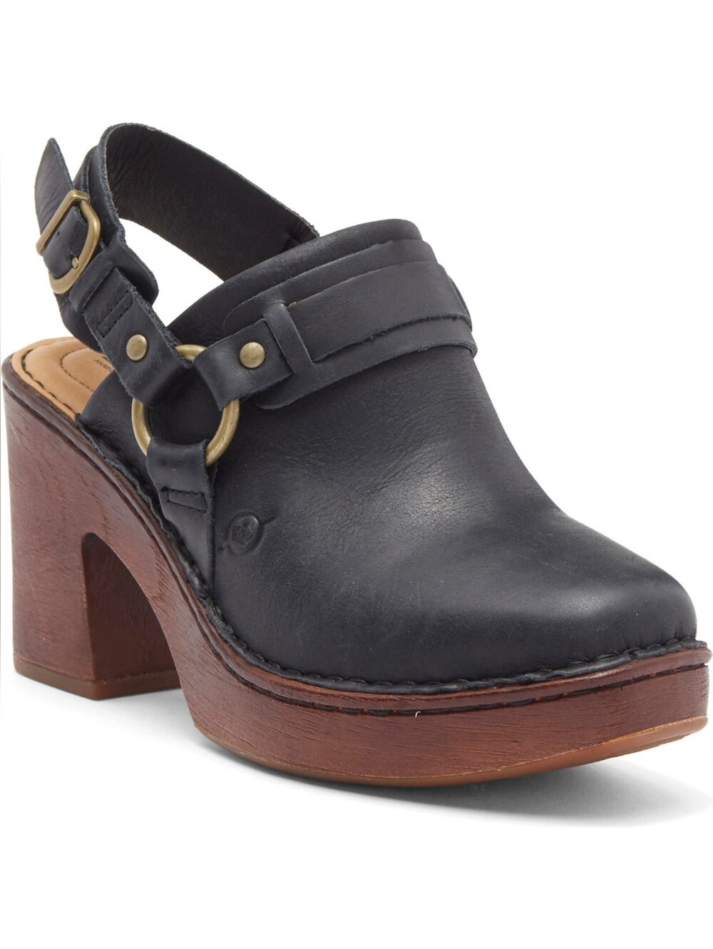 Like New BORN Hudson Slingback Clog 9 Black Worn 1x! - Picture 11 of 11